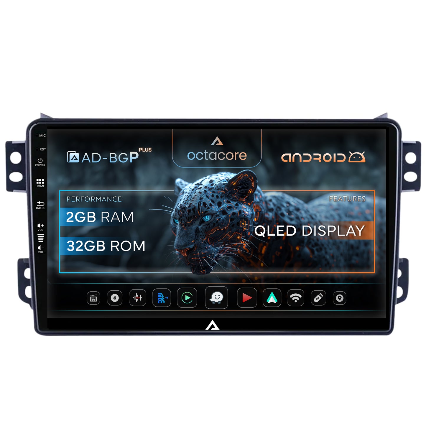 Navigatie Opel Agila / Suzuki Splash (2007-2014), Android, P-Octacore / 2GB RAM + 32GB ROM, 9 Inch - AD-BGP9002+AD-BGRKIT388V2