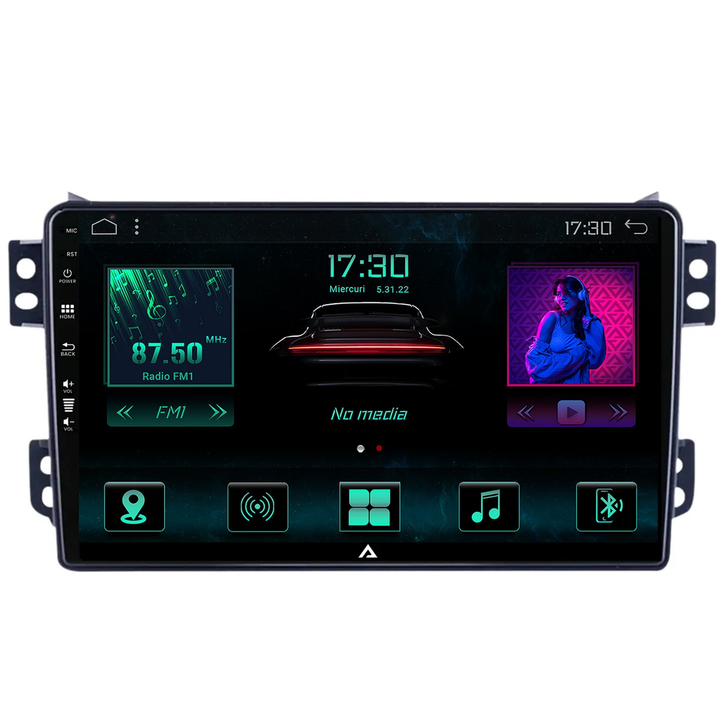 Navigatie Opel Agila / Suzuki Splash (2007-2014), Android, A-Octacore / 4GB RAM + 64GB ROM, 9 Inch - AD-BGA9004+AD-BGRKIT388V2