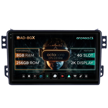 Navigatie Opel Agila / Suzuki Splash (2007-2014), Android, X-Octacore / 8GB RAM + 256GB ROM, 9.5 Inch - AD-BGX9008+AD-BGRKIT388V2