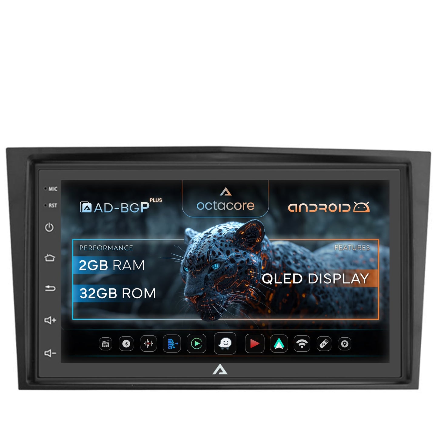 Navigatie Opel, Android, P-Octacore / 2GB RAM + 32GB ROM, 7 Inch - AD-BGP1002+AD-BGROP002