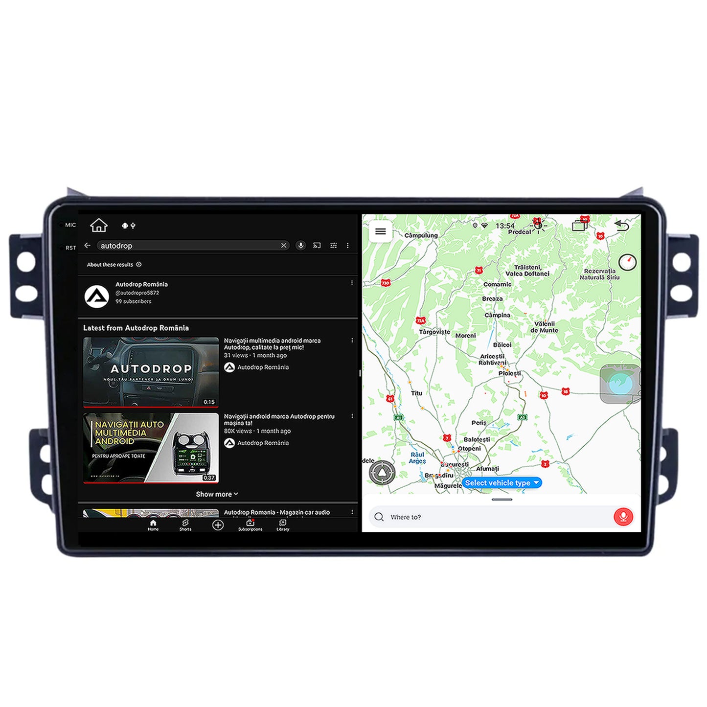 Navigatie Opel Agila / Suzuki Splash (2007-2014), Android, V-Octacore / 4GB RAM + 64GB ROM, 9.5 Inch - AD-BGV9004+AD-BGRKIT388V2