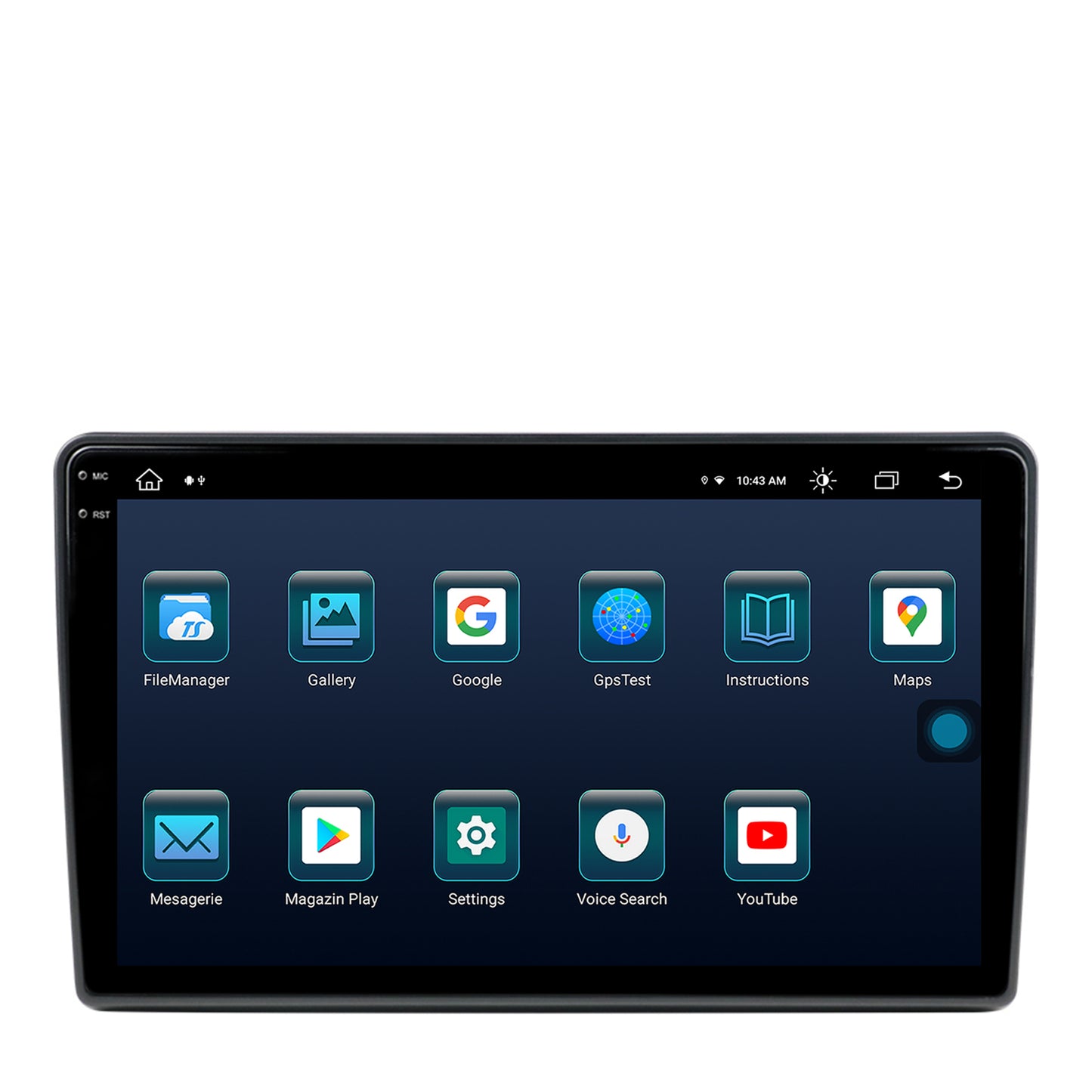 Navigatie Opel, Android, X-Octacore / 8GB RAM + 256GB ROM, 9.5 Inch - AD-BGX9008+AD-BGRKIT388