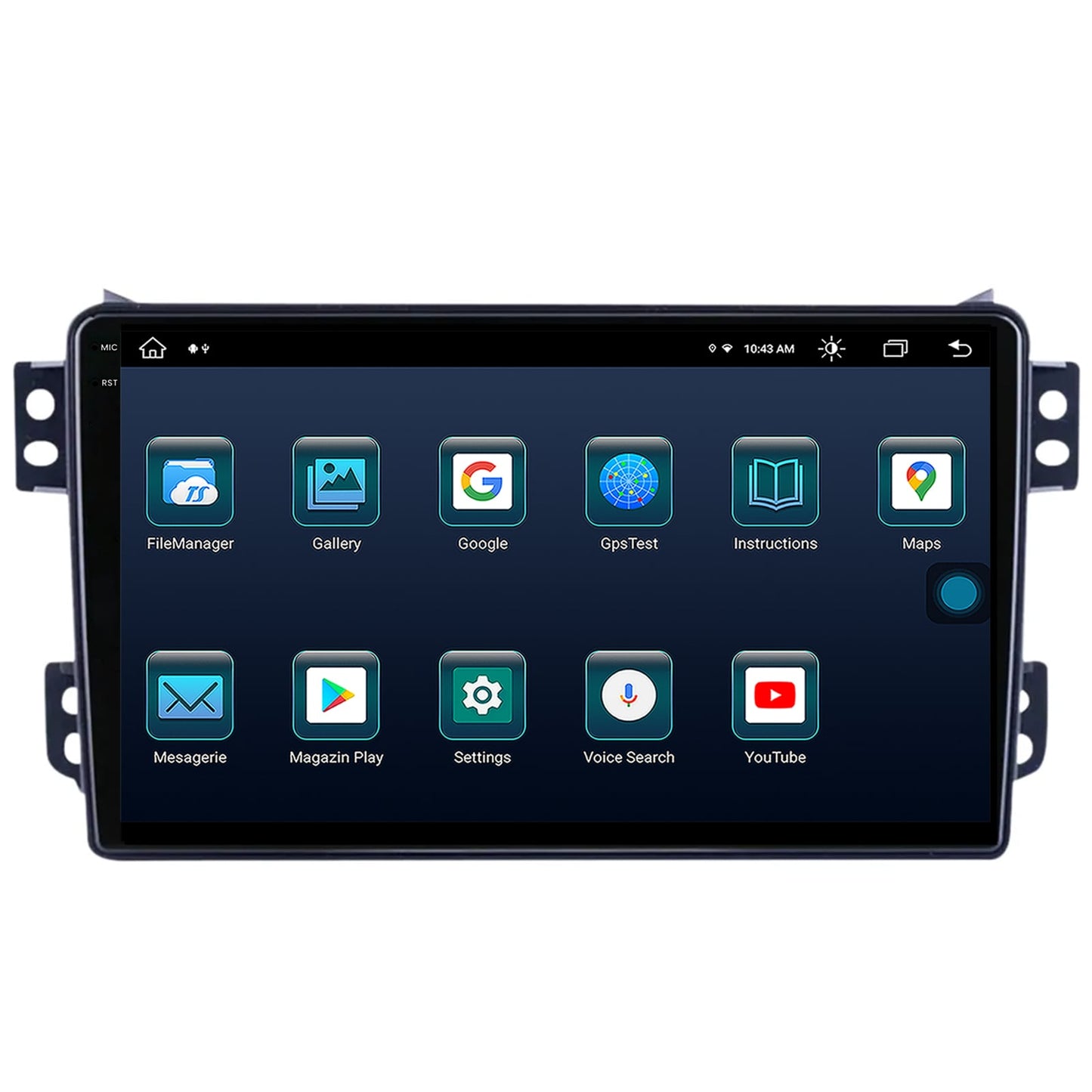 Navigatie Opel Agila / Suzuki Splash (2007-2014), Android, X-Octacore / 8GB RAM + 256GB ROM, 9.5 Inch - AD-BGX9008+AD-BGRKIT388V2
