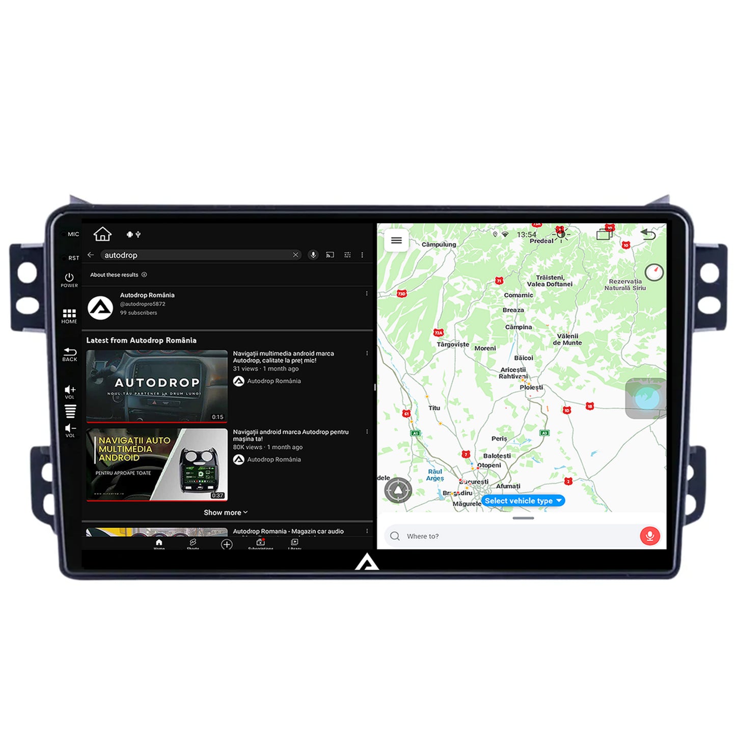 Navigatie Opel Agila / Suzuki Splash (2007-2014), Android, Z-Octacore / 8GB RAM + 256GB ROM, 9 Inch - AD-BGZ9008+AD-BGRKIT388V2