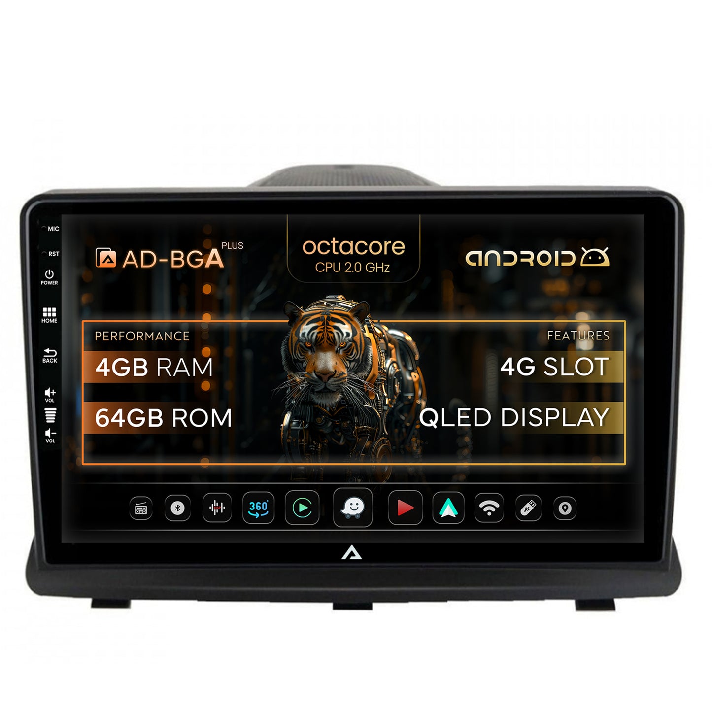 Navigatie Opel Antara (2006-2015), Android, A-Octacore / 4GB RAM + 64GB ROM, 9 Inch - AD-BGA9004+AD-BGRKIT386