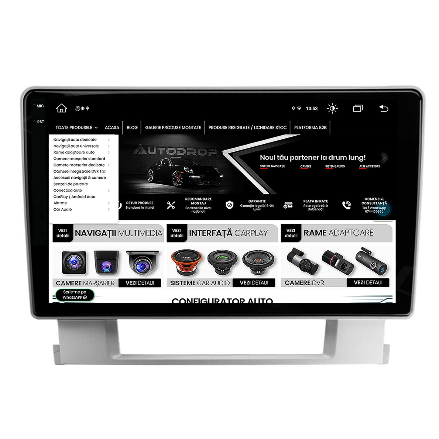 Navigatie Opel Astra J, Android, X-Octacore / 8GB RAM + 256GB ROM, 9.5 Inch - AD-BGX9008+AD-BGRKIT253