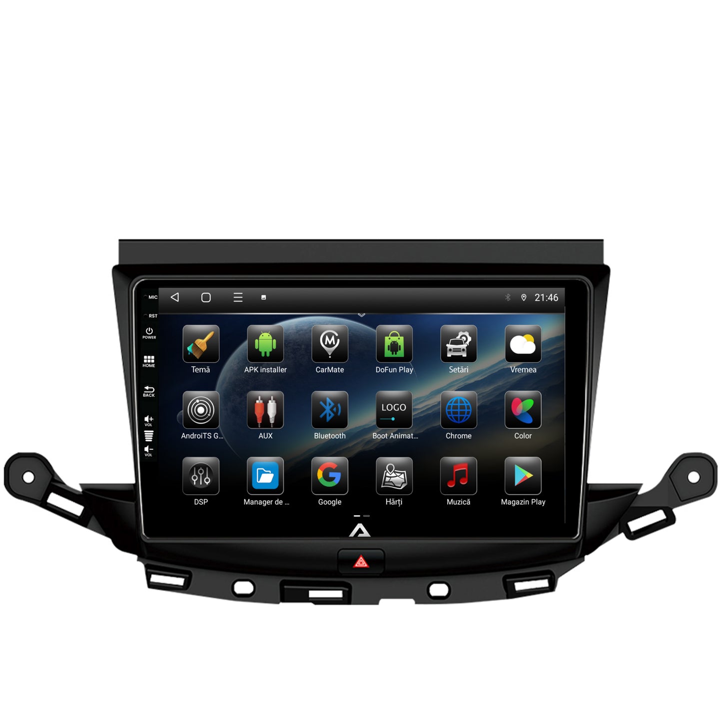 Navigatie Opel Astra K, Android, P-Octacore / 2GB RAM + 32GB ROM, 9 Inch - AD-BGP9002+AD-BGRKIT251