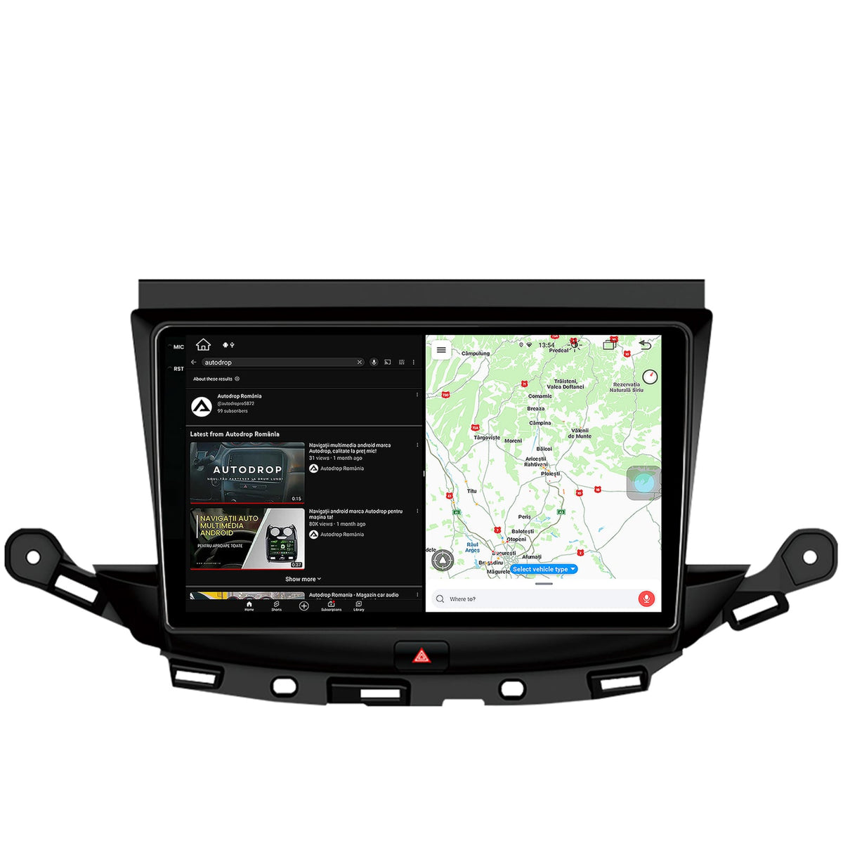 Navigatie Opel Astra K, Android, V-Octacore / 4GB RAM + 64GB ROM, 9.5 Inch - AD-BGV9004+AD-BGRKIT251