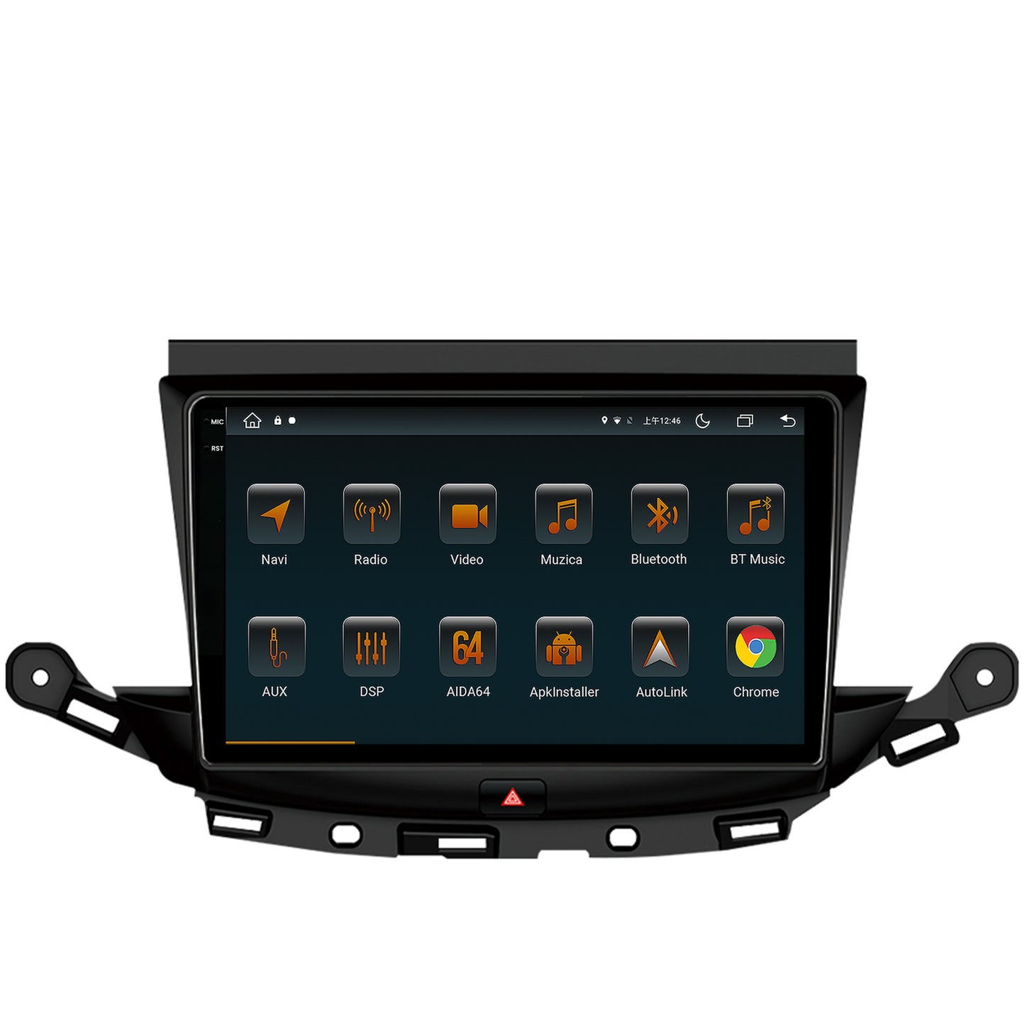 Navigatie Opel Astra K, Android, V-Octacore / 4GB RAM + 64GB ROM, 9.5 Inch - AD-BGV9004+AD-BGRKIT251