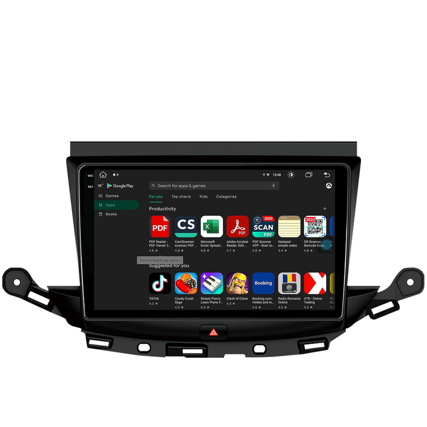 Navigatie Opel Astra K, Android, X-Octacore / 8GB RAM + 256GB ROM, 9.5 Inch - AD-BGX9008+AD-BGRKIT251