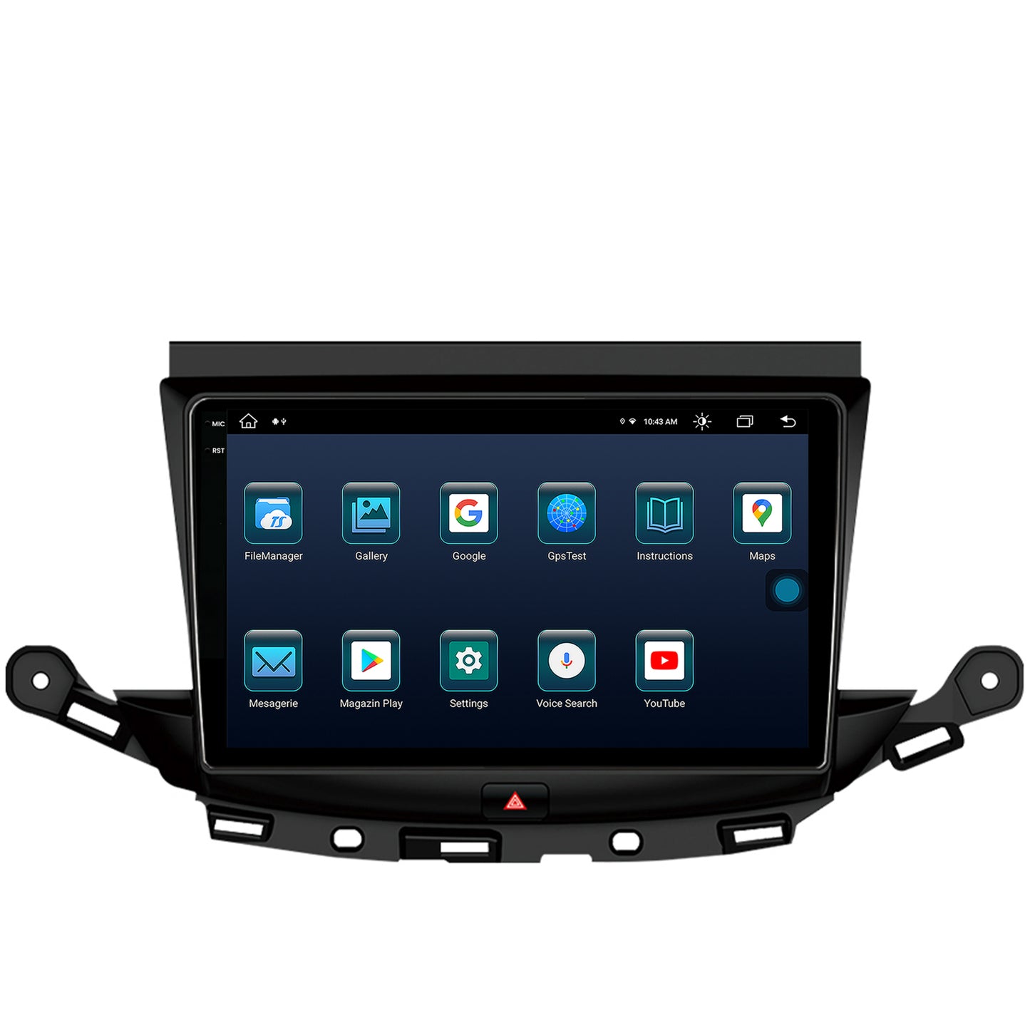 Navigatie Opel Astra K, Android, X-Octacore / 8GB RAM + 256GB ROM, 9.5 Inch - AD-BGX9008+AD-BGRKIT251
