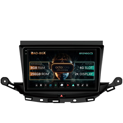Navigatie Opel Astra K, Android, X-Octacore / 8GB RAM + 256GB ROM, 9.5 Inch - AD-BGX9008+AD-BGRKIT251