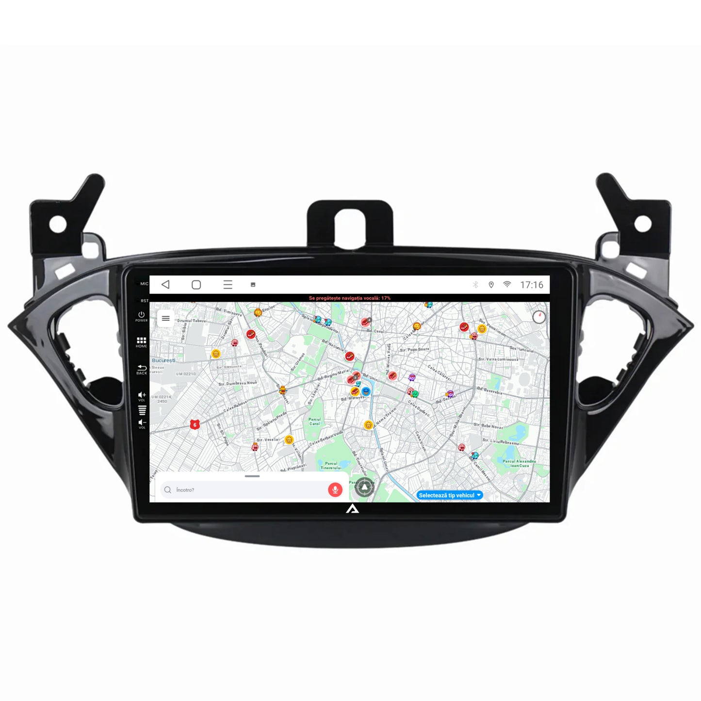 Navigatie Opel Corsa E / Adam (2013-2019), Android, E-Octacore / 2GB RAM + 32GB ROM, 9 Inch - AD-BGE9002+AD-BGRKIT387
