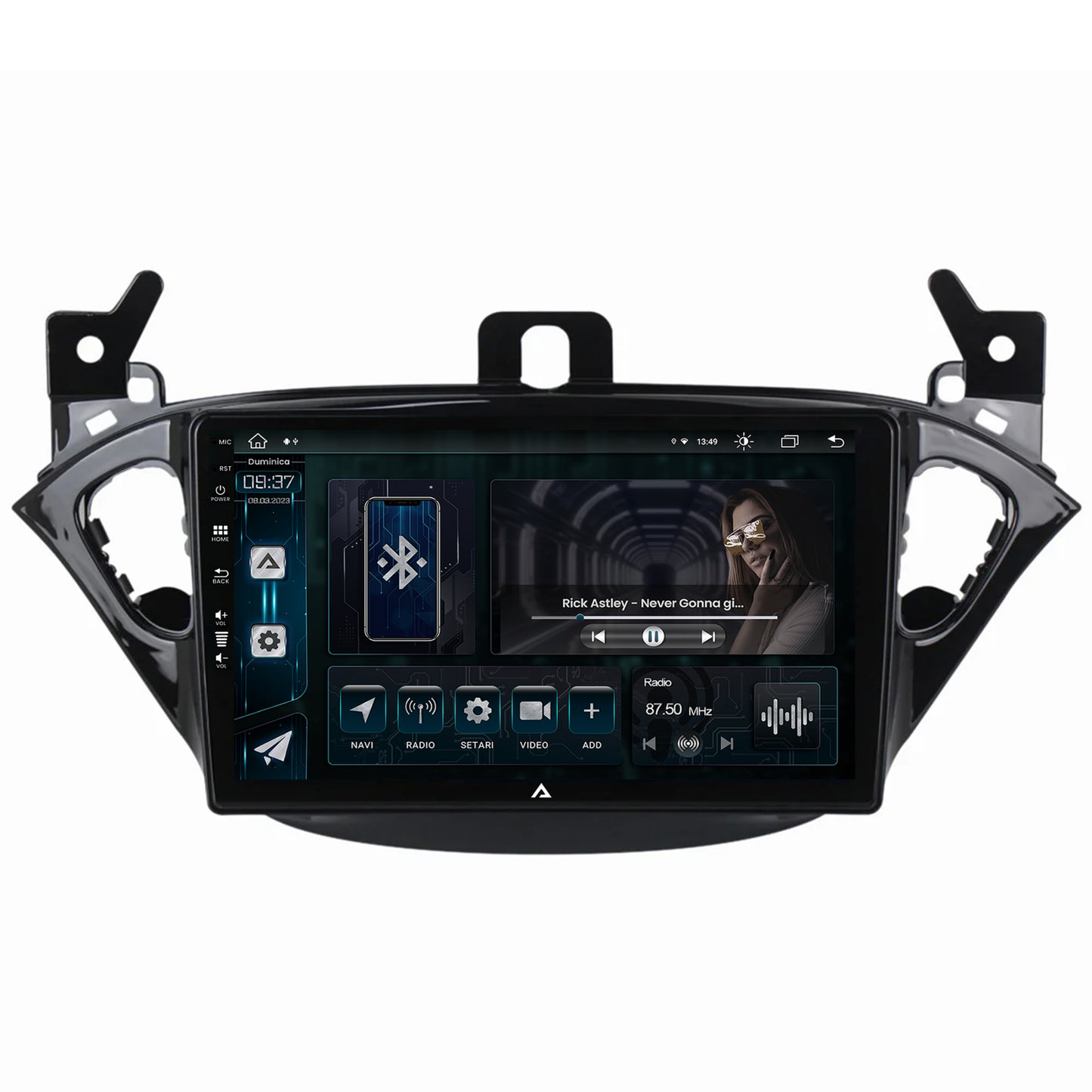 Navigatie Opel Corsa E / Adam (2013-2019), Android, Z-Octacore / 8GB RAM + 256GB ROM, 9 Inch - AD-BGZ9008+AD-BGRKIT387