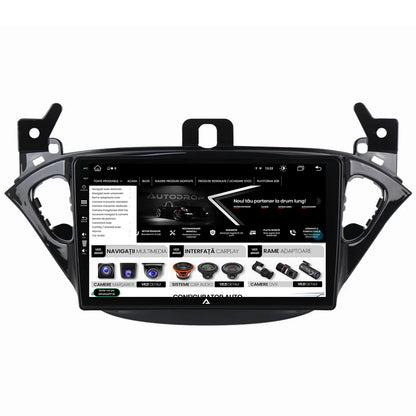 Navigatie Opel Corsa E / Adam (2013-2019), Android, Z-Octacore / 8GB RAM + 256GB ROM, 9 Inch - AD-BGZ9008+AD-BGRKIT387