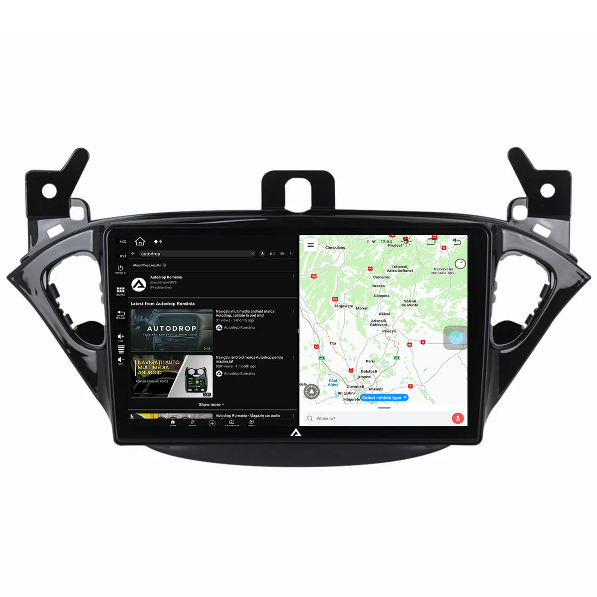 Navigatie Opel Corsa E / Adam (2013-2019), Android, Z-Octacore / 8GB RAM + 256GB ROM, 9 Inch - AD-BGZ9008+AD-BGRKIT387