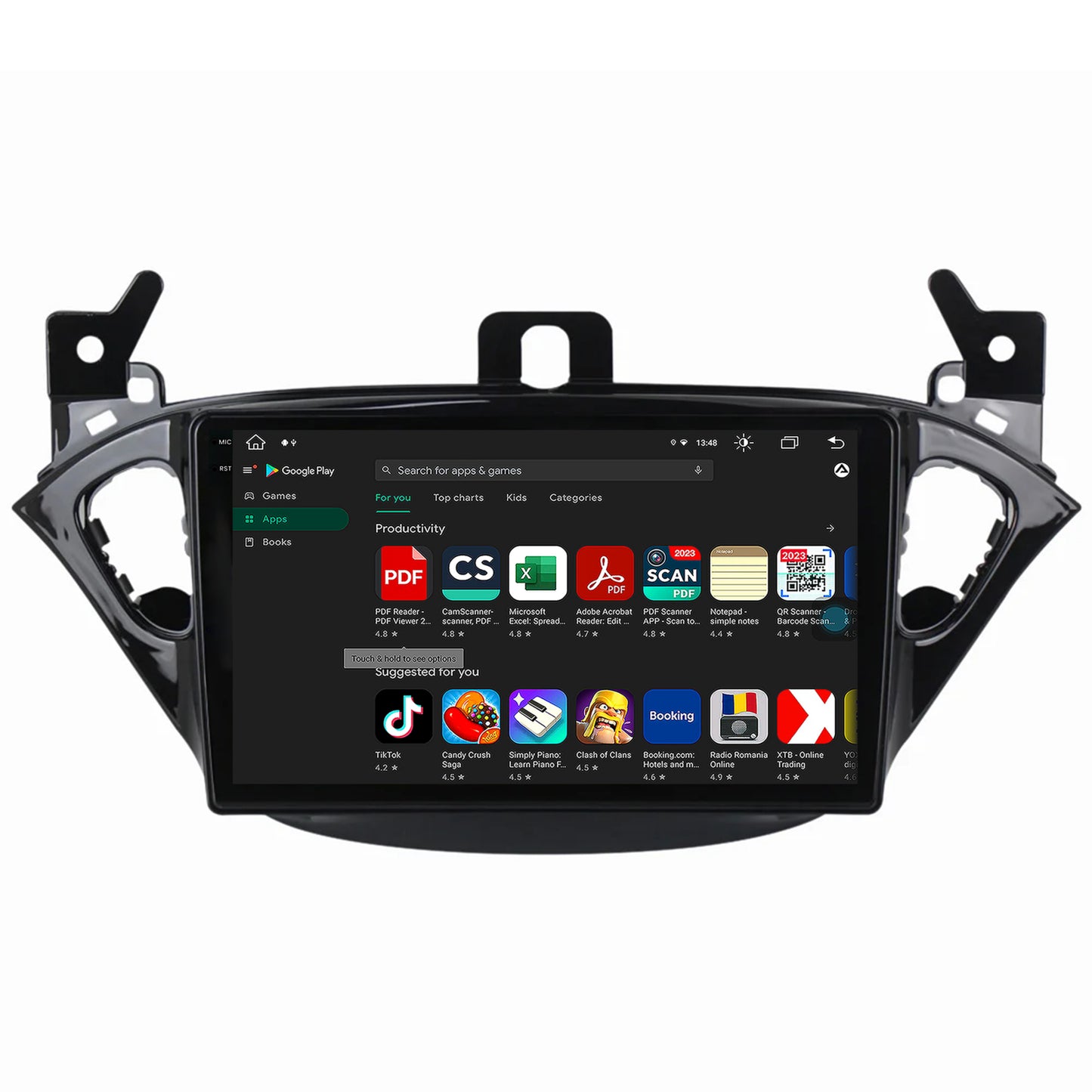Navigatie Opel Corsa E / Adam (2013-2019), Android, X-Octacore / 8GB RAM + 256GB ROM, 9 Inch - AD-BGX9008+AD-BGRKIT387