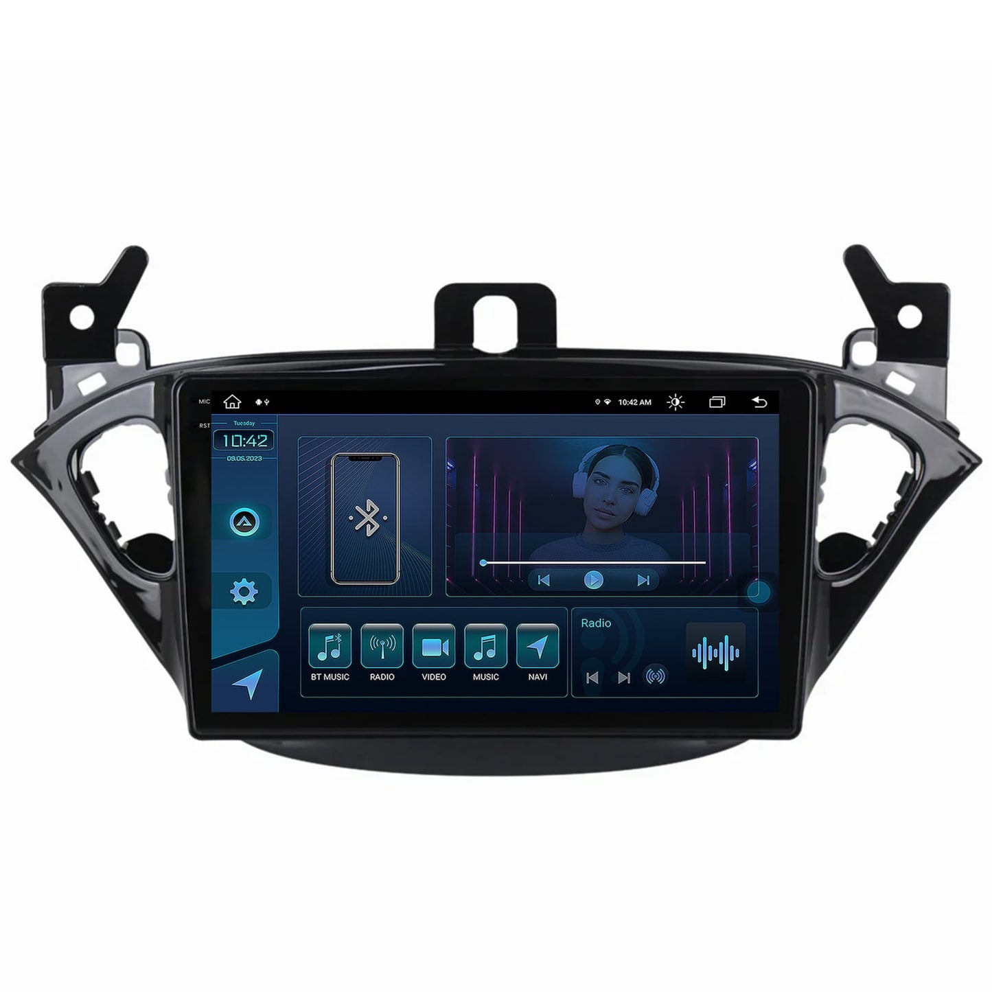 Navigatie Opel Corsa E / Adam (2013-2019), Android, X-Octacore / 8GB RAM + 256GB ROM, 9 Inch - AD-BGX9008+AD-BGRKIT387