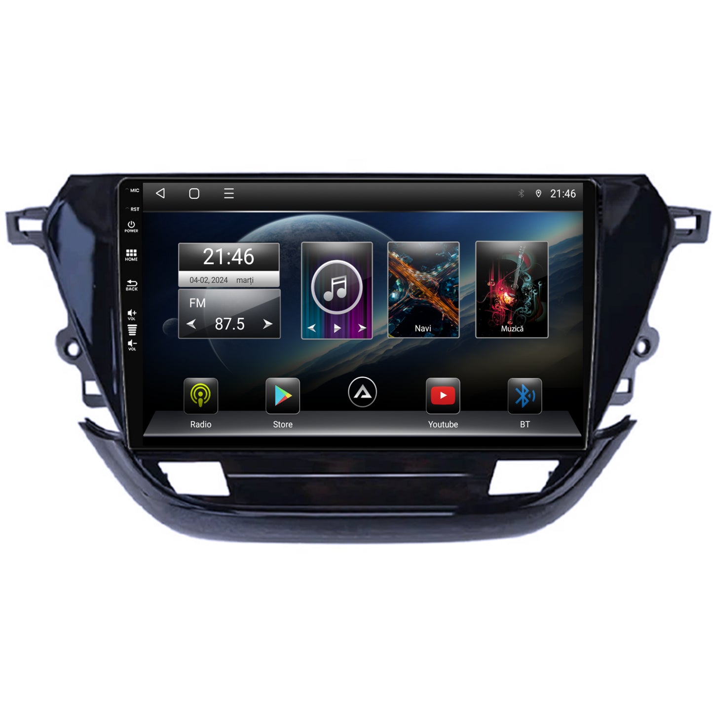 Navigatie Opel Corsa F (2019+), Android, E-Octacore / 2GB RAM + 32GB ROM, 9 Inch - AD-BGE9002+AD-BGRKIT380
