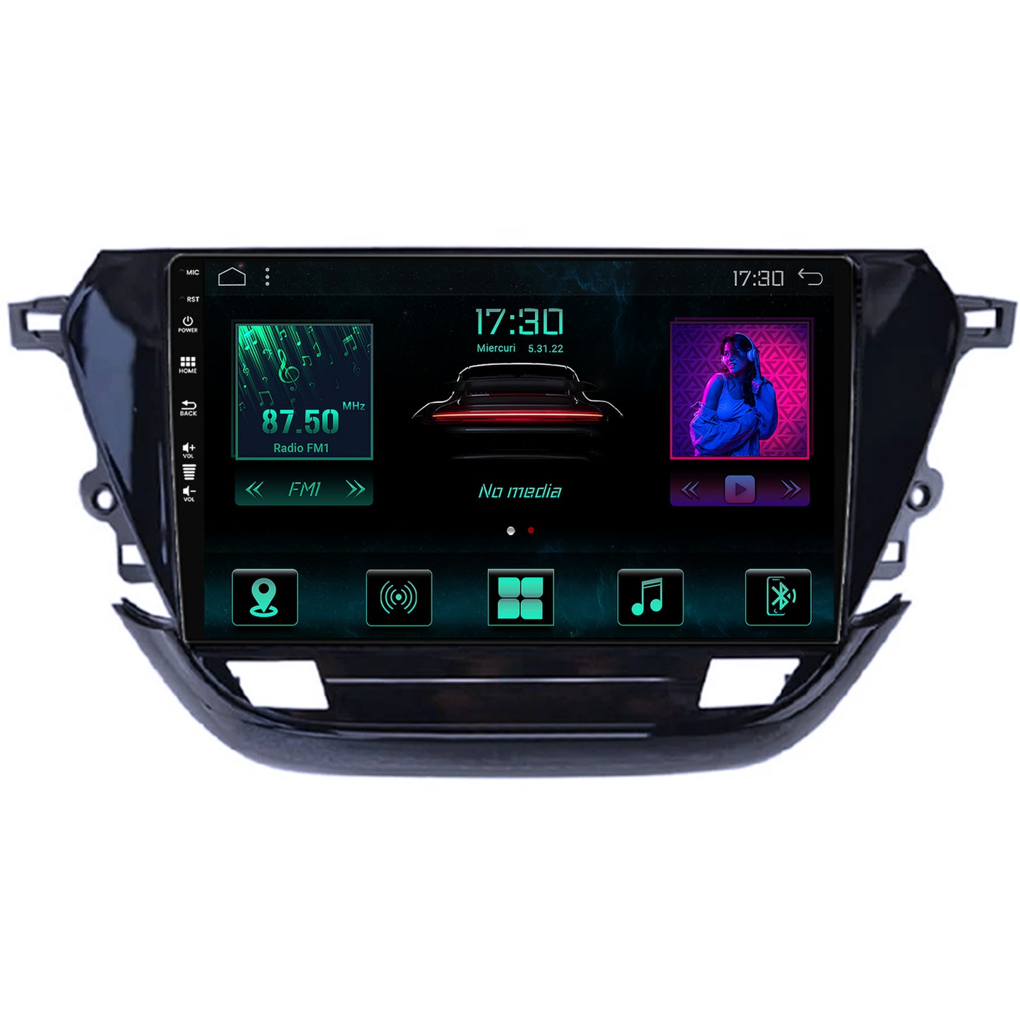 Navigatie Opel Corsa F (2019+), Android, A-Octacore / 4GB RAM + 64GB ROM, 9 Inch - AD-BGA9004+AD-BGRKIT380