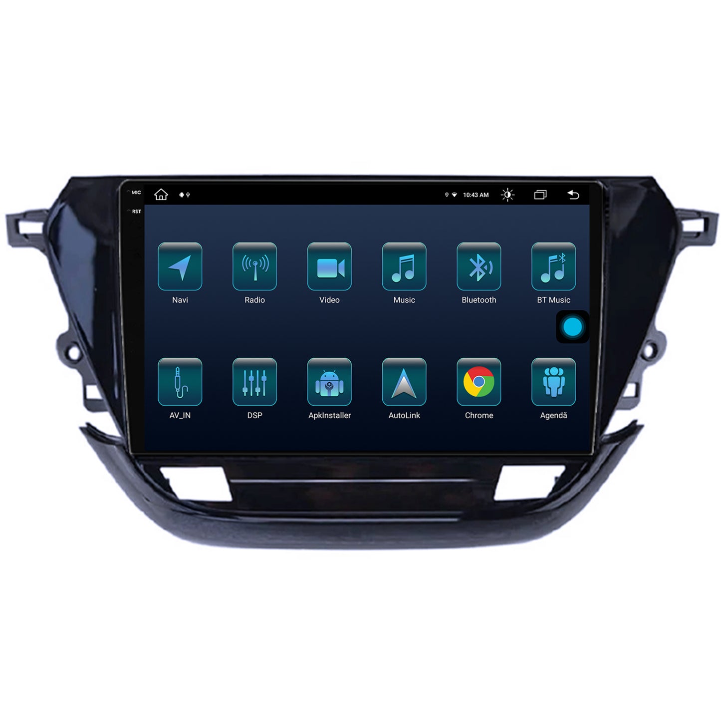 Navigatie Opel Corsa F (2019+), Android, X-Octacore / 8GB RAM + 256GB ROM, 9 Inch - AD-BGX9008+AD-BGRKIT380