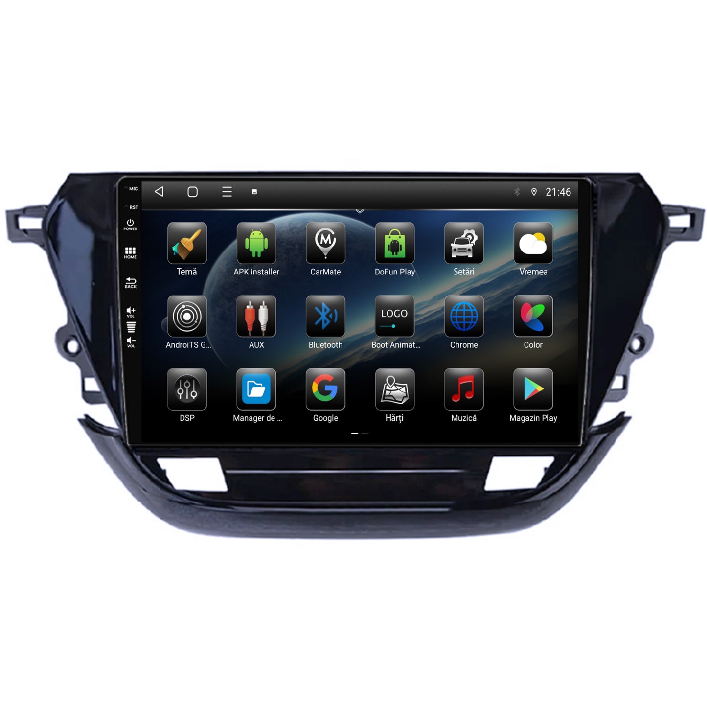 Navigatie Opel Corsa F (2019+), Android, P-Octacore / 2GB RAM + 32GB ROM, 9 Inch - AD-BGP9002+AD-BGRKIT380