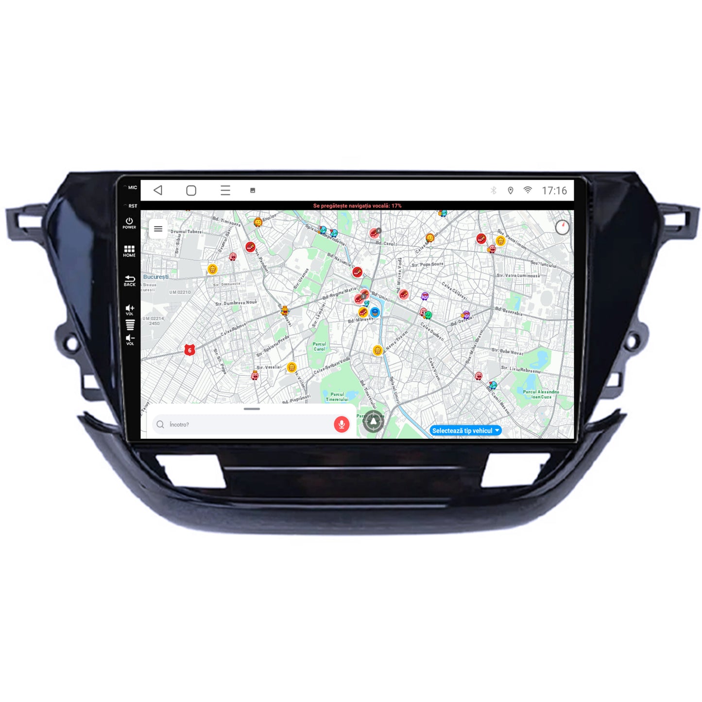 Navigatie Opel Corsa F (2019+), Android, P-Octacore / 2GB RAM + 32GB ROM, 9 Inch - AD-BGP9002+AD-BGRKIT380