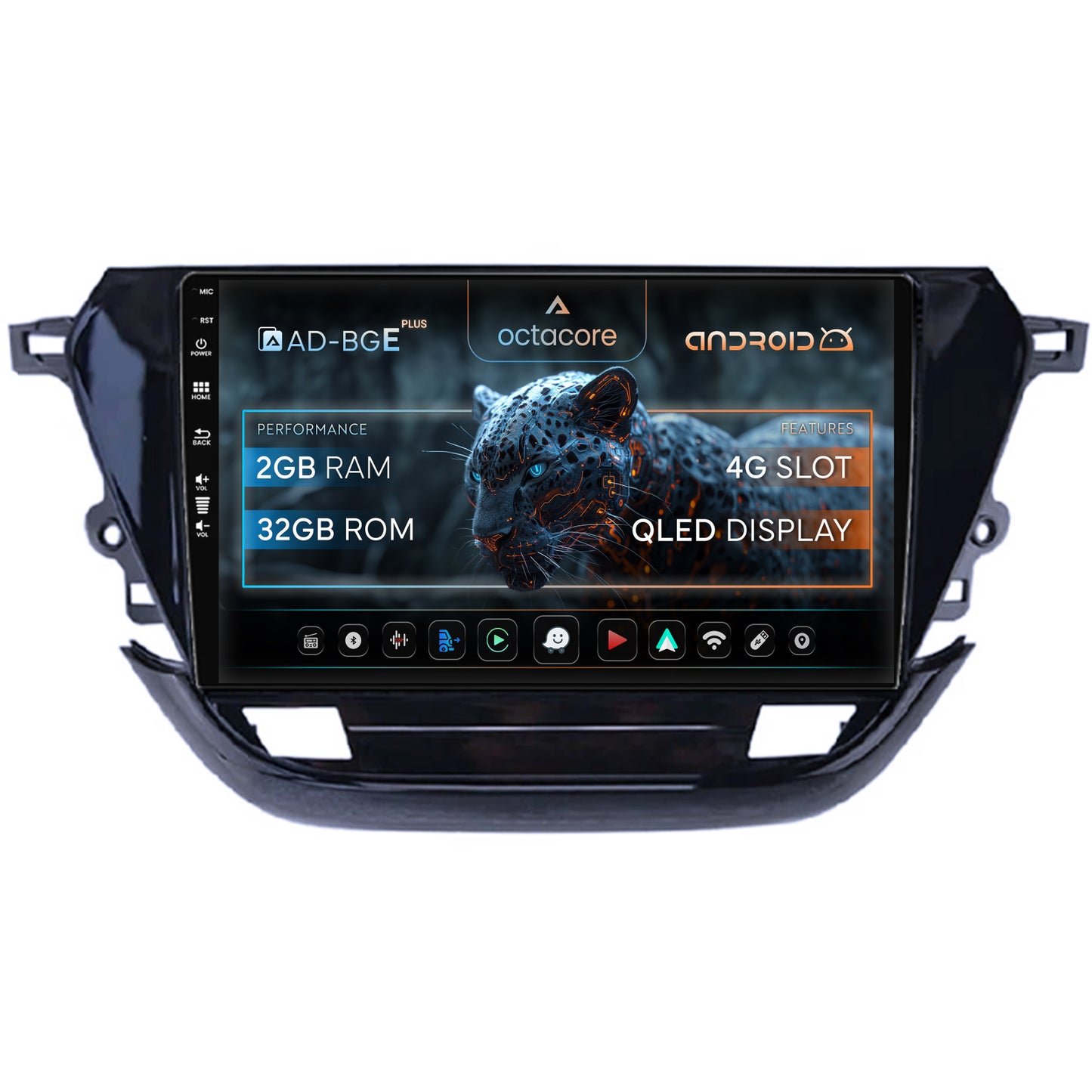 Navigatie Opel Corsa F (2019+), Android, E-Octacore / 2GB RAM + 32GB ROM, 9 Inch - AD-BGE9002+AD-BGRKIT380