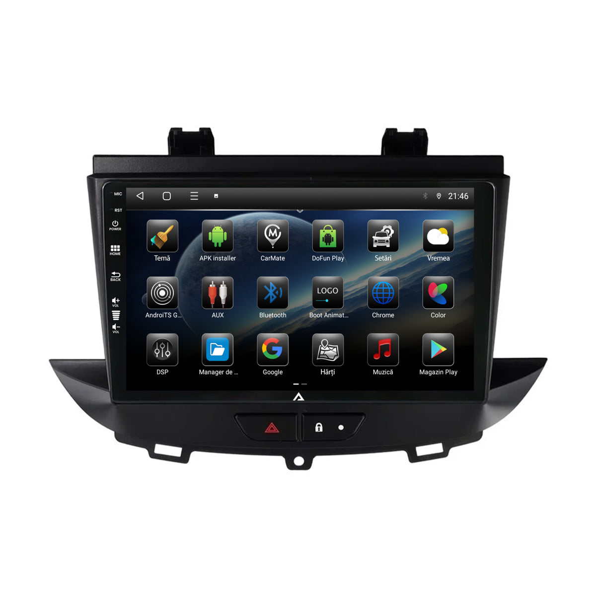 Navigatie Opel Grandland X / Opel Crossland X (2017-2021), Android, E-Octacore / 2GB RAM + 32GB ROM, 9 Inch - AD-BGE9002+AD-BGRKIT354
