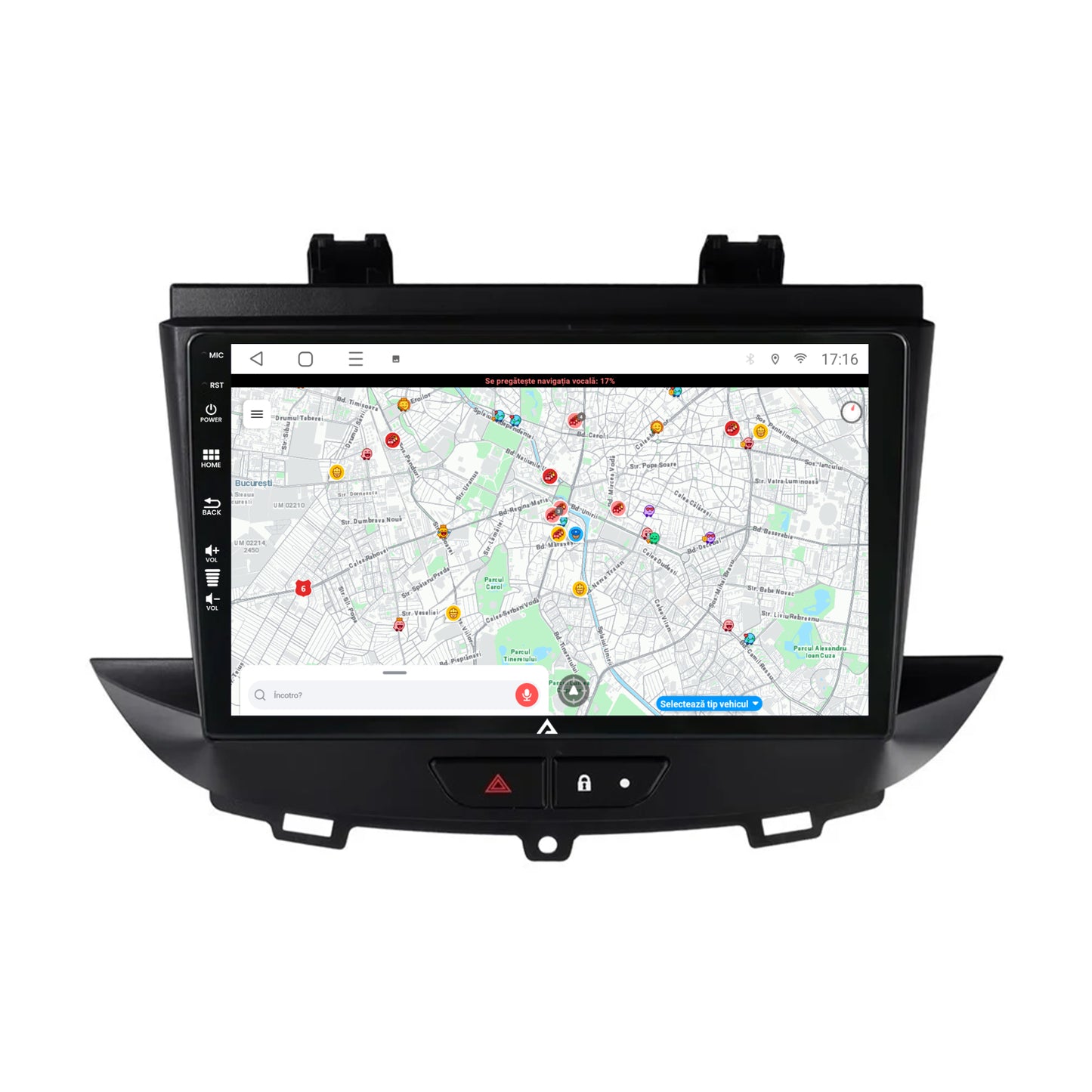 Navigatie Opel Grandland X / Opel Crossland X (2017-2021), Android, E-Octacore / 2GB RAM + 32GB ROM, 9 Inch - AD-BGE9002+AD-BGRKIT354