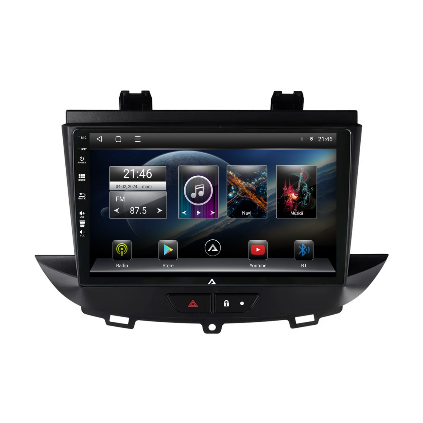 Navigatie Opel Grandland X / Opel Crossland X (2017-2021), Android, P-Octacore / 2GB RAM + 32GB ROM, 9 Inch - AD-BGP9002+AD-BGRKIT354