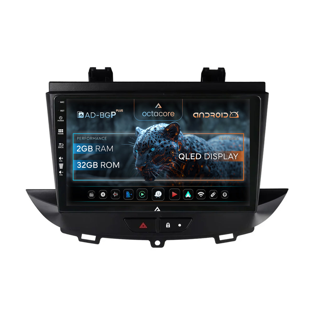 Navigatie Opel Grandland X / Opel Crossland X (2017-2021), Android, P-Octacore / 2GB RAM + 32GB ROM, 9 Inch - AD-BGP9002+AD-BGRKIT354