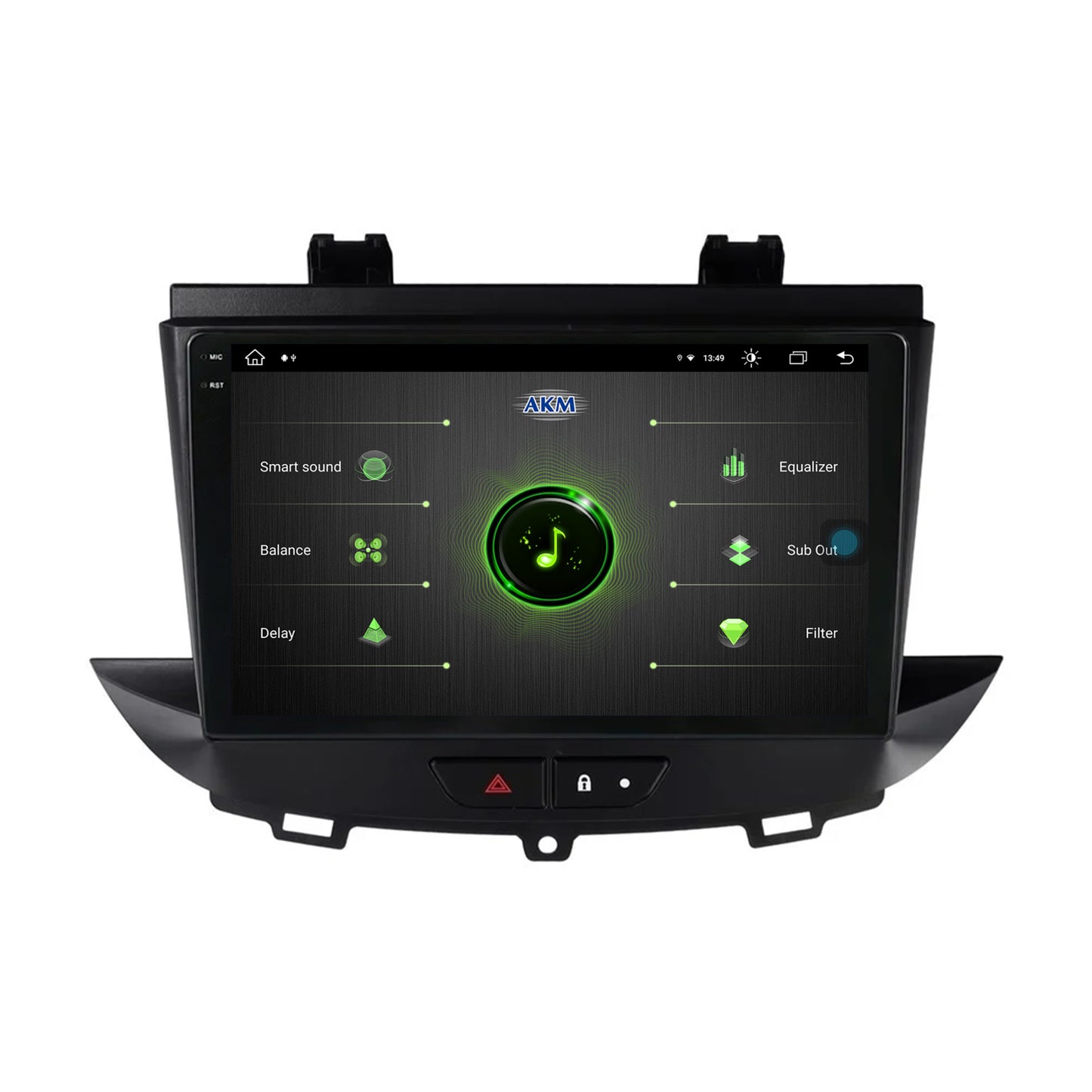 Navigatie Opel Grandland X / Opel Crossland X (2017-2021), Android, X-Octacore / 8GB RAM + 256GB ROM, 9.5 Inch - AD-BGX9008+AD-BGRKIT354