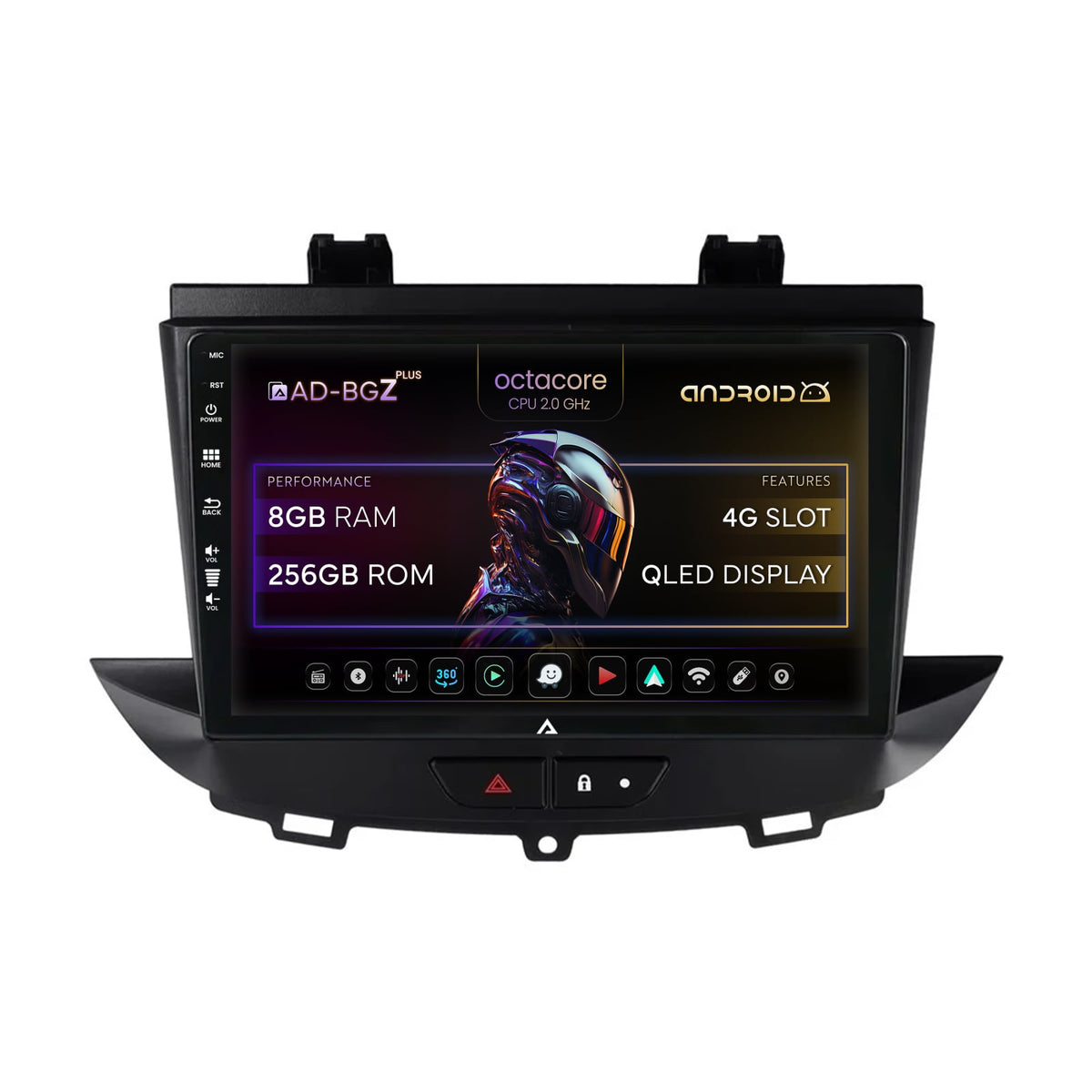 Navigatie Opel Grandland X / Opel Crossland X (2017-2021), Android, Z-Octacore / 8GB RAM + 256GB ROM, 9 Inch - AD-BGZ9008+AD-BGRKIT354