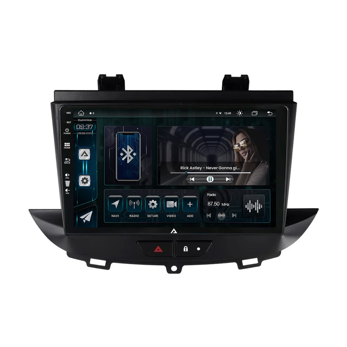 Navigatie Opel Grandland X / Opel Crossland X (2017-2021), Android, Z-Octacore / 8GB RAM + 256GB ROM, 9 Inch - AD-BGZ9008+AD-BGRKIT354