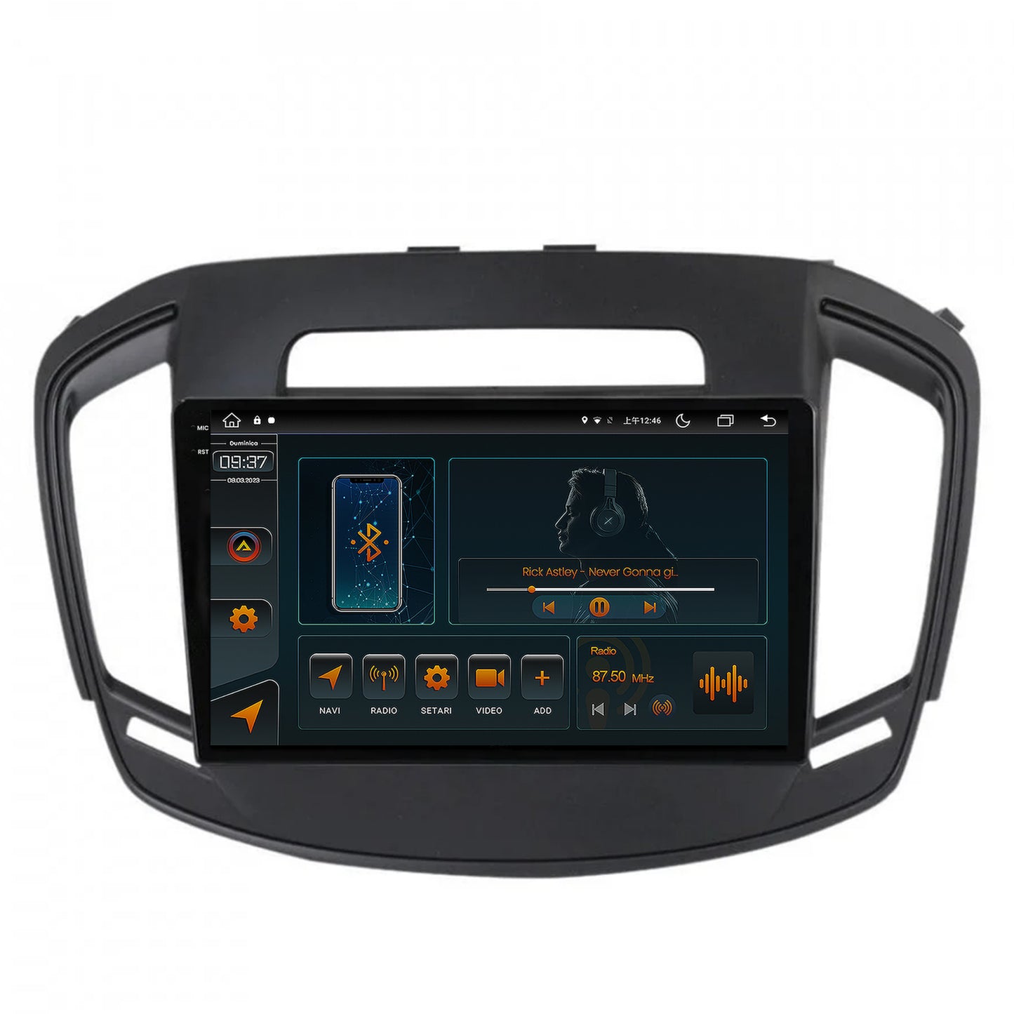 Navigatie Opel Insignia (2014-2016), Android, V-Octacore / 4GB RAM + 64GB ROM, 9.5 Inch - AD-BGV9004+AD-BGRKIT249