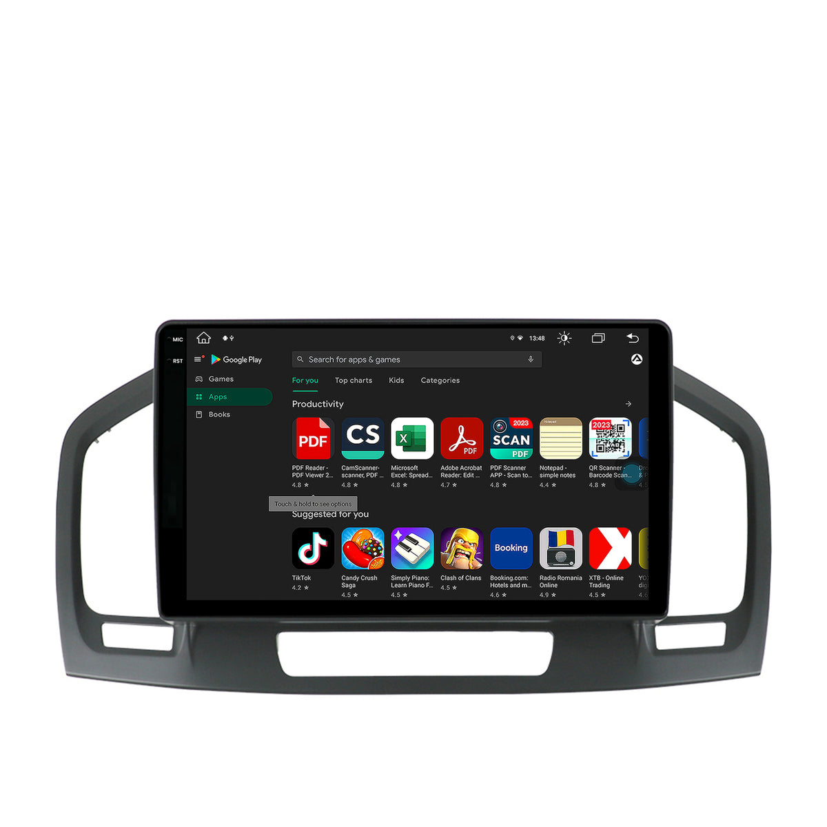 Navigatie Opel Insignia (2008-2013), Android, X-Octacore / 8GB RAM + 256GB ROM, 9.5 Inch - AD-BGX9008+AD-BGRKIT254