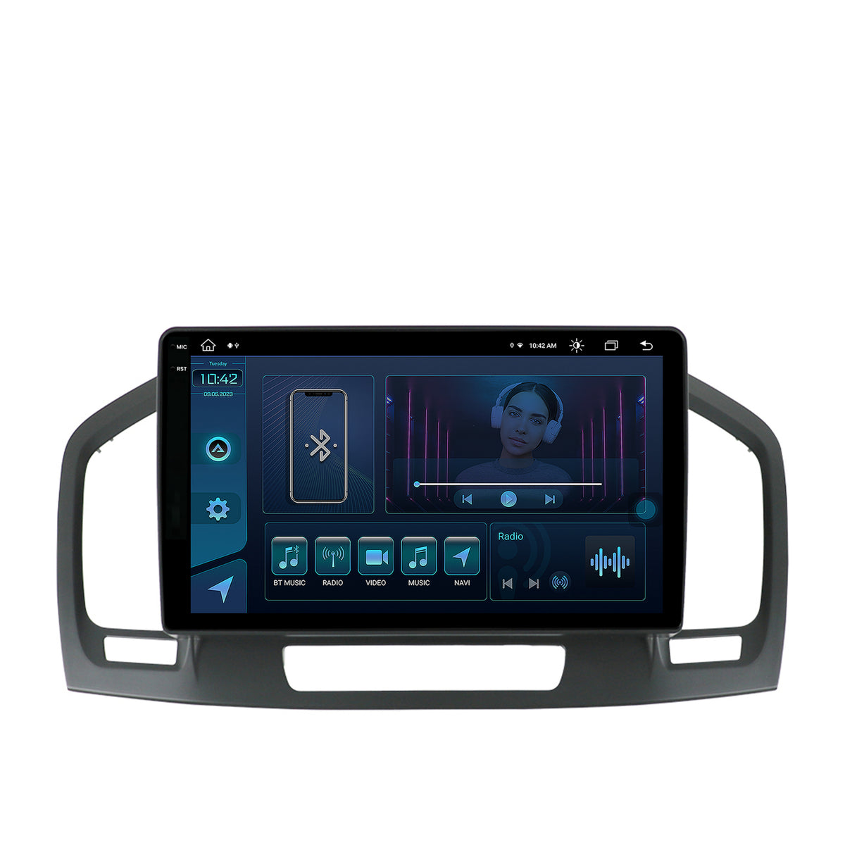 Navigatie Opel Insignia (2008-2013), Android, X-Octacore / 8GB RAM + 256GB ROM, 9.5 Inch - AD-BGX9008+AD-BGRKIT254