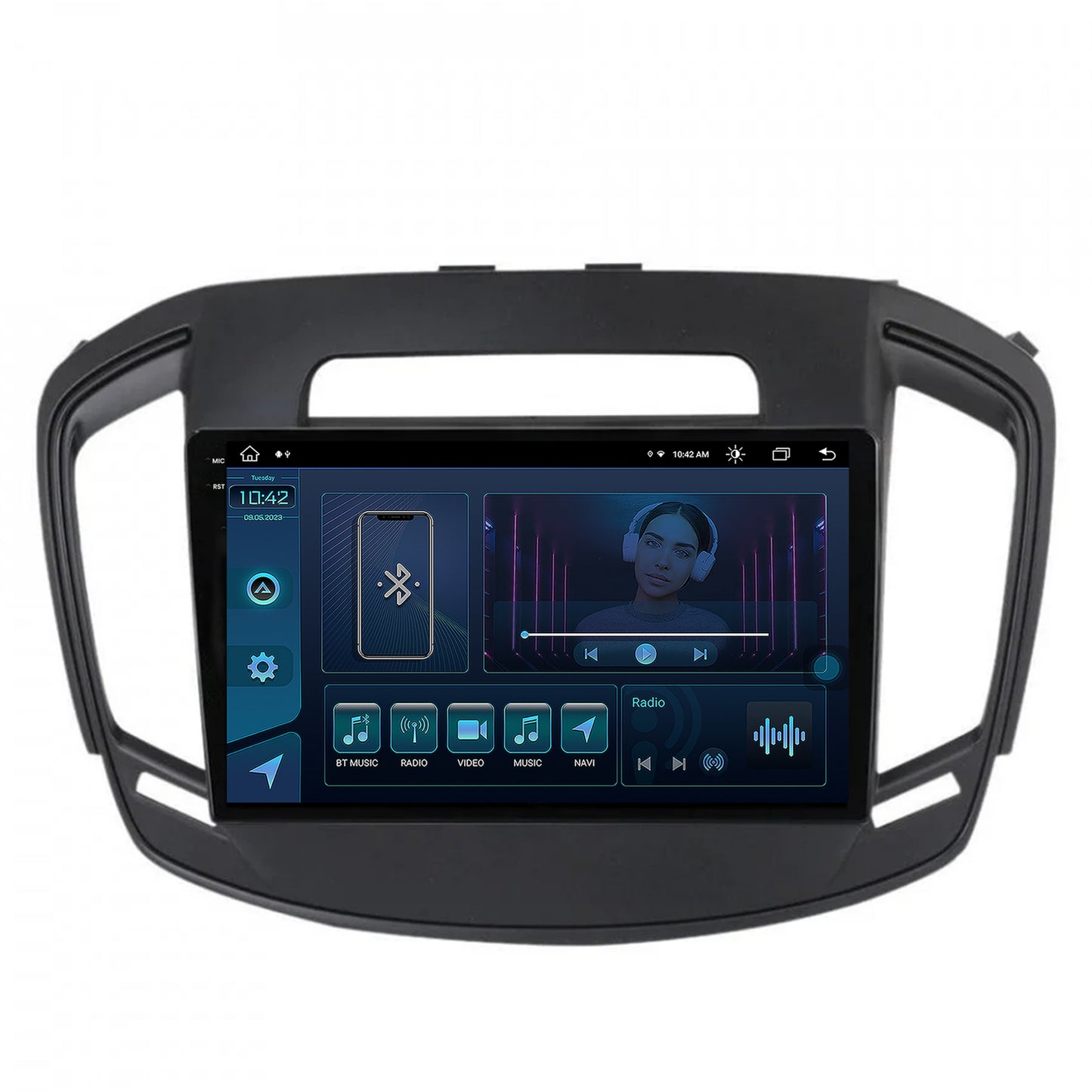 Navigatie Opel Insignia (2014-2016), Android, X-Octacore / 8GB RAM + 256GB ROM, 9.5 Inch - AD-BGX9008+AD-BGRKIT249
