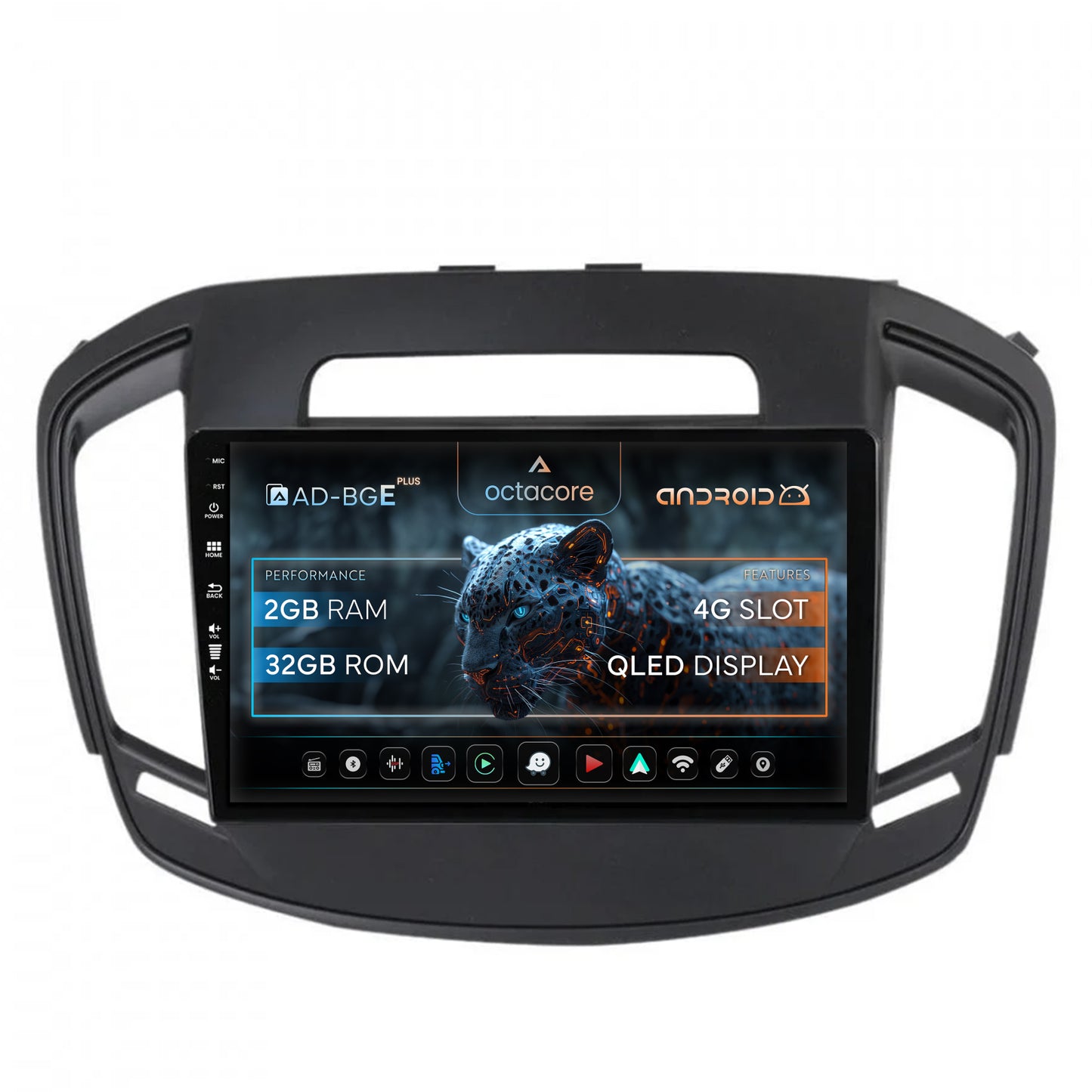 Navigatie Opel Insignia (2014-2016), Android, E-Octacore / 2GB RAM + 32GB ROM, 9 Inch - AD-BGE9002+AD-BGRKIT249
