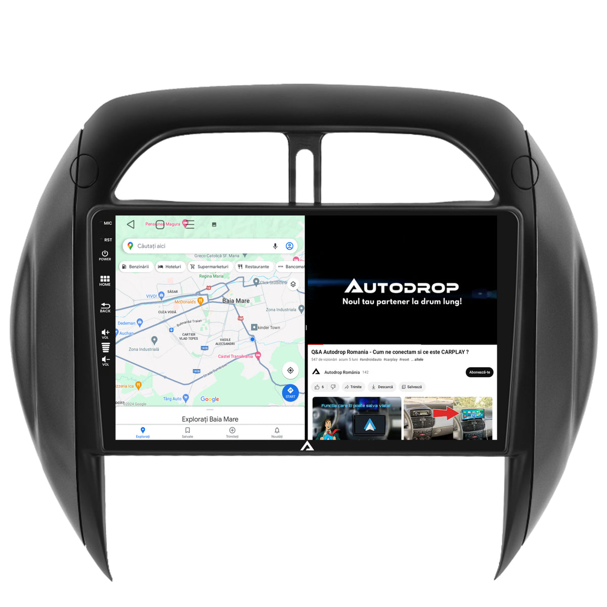 Navigatie Toyota RAV4 (2003-2005), Android, P-Octacore / 2GB RAM + 32GB ROM, 9 Inch - AD-BGP9002+AD-BGRKIT109V4