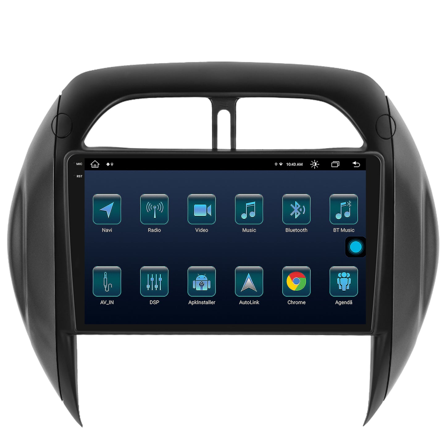Navigatie Toyota RAV4 (2003-2005), Android, X-Octacore / 8GB RAM + 256GB ROM, 9.5 Inch - AD-BGX9008+AD-BGRKIT109V4