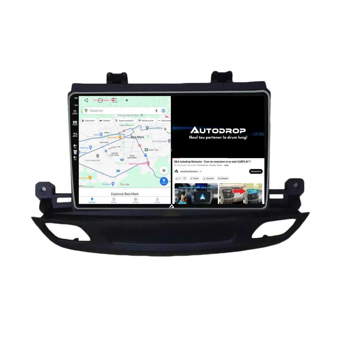 Navigatie Opel Insignia B (2017+), Android, P-Octacore / 2GB RAM + 32GB ROM, 9 Inch - AD-BGP9002+AD-BGRKIT252