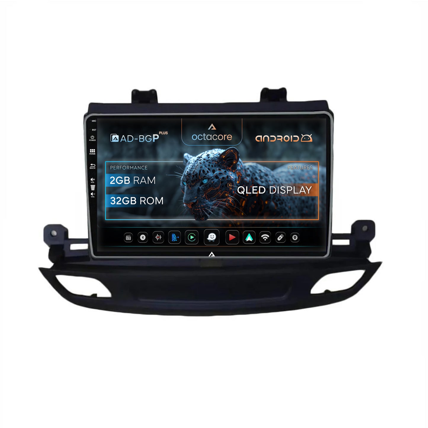 Navigatie Opel Insignia B (2017+), Android, P-Octacore / 2GB RAM + 32GB ROM, 9 Inch - AD-BGP9002+AD-BGRKIT252