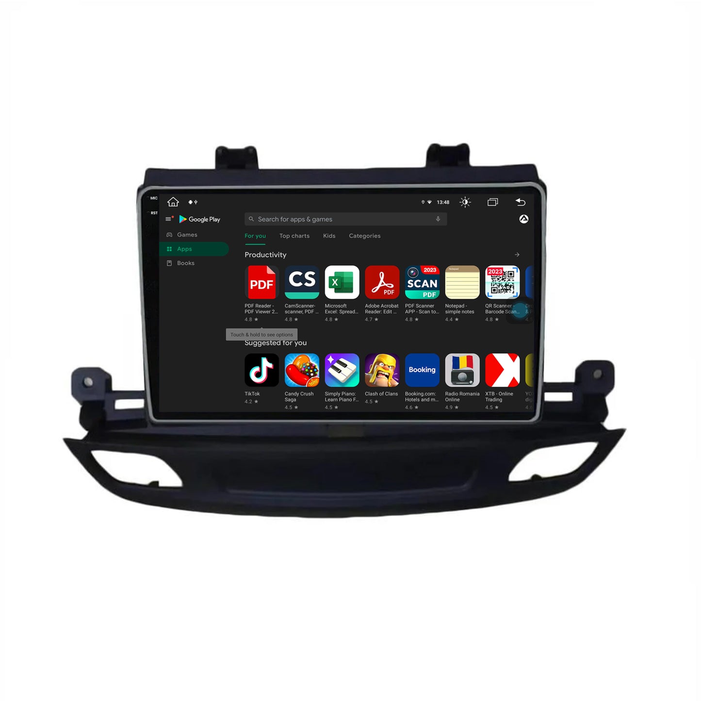 Navigatie Opel Insignia B (2017+), Android, V-Octacore / 4GB RAM + 64GB ROM, 9.5 Inch - AD-BGV9004+AD-BGRKIT252