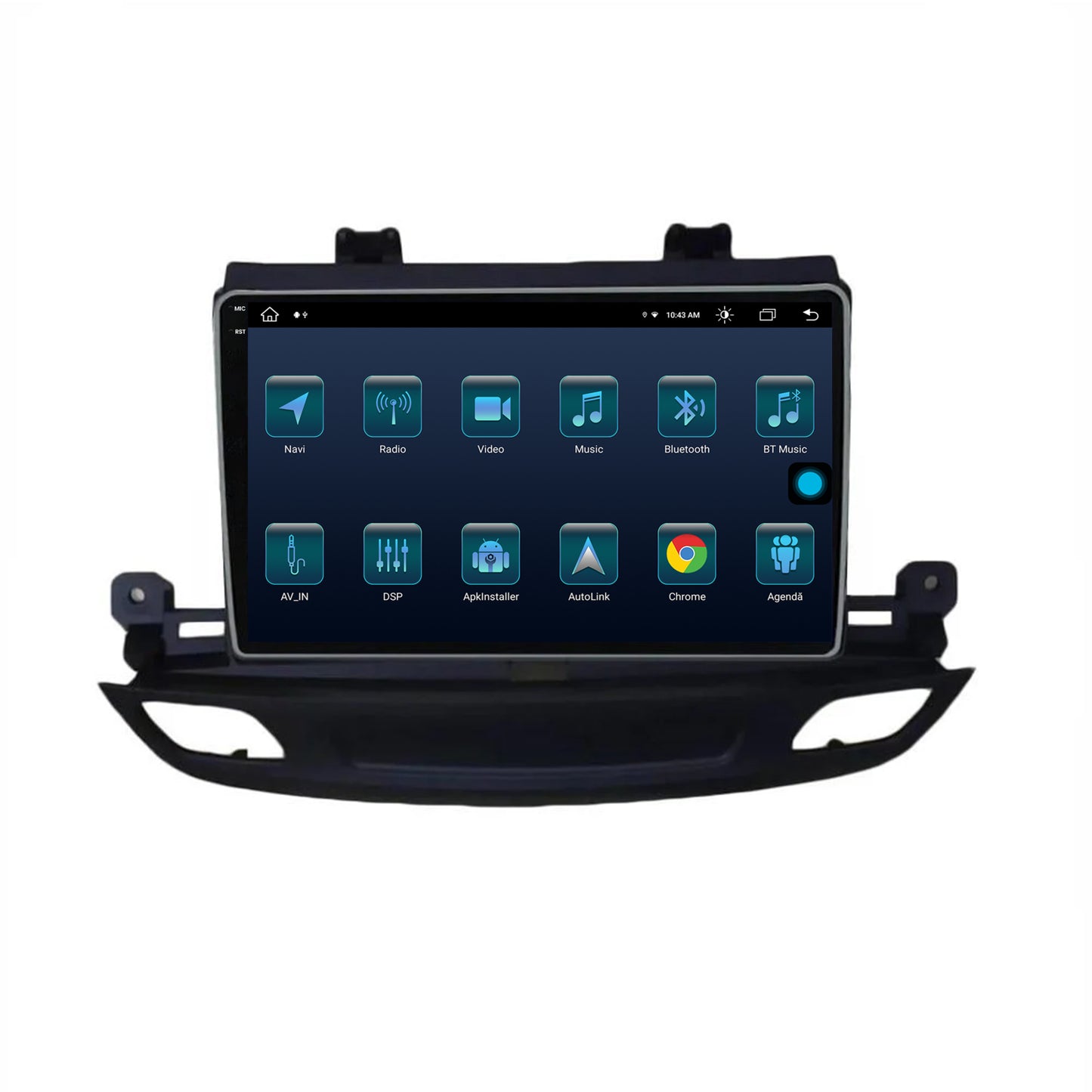 Navigatie Opel Insignia B (2017+), Android, X-Octacore / 8GB RAM + 256GB ROM, 9.5 Inch - AD-BGX9008+AD-BGRKIT252