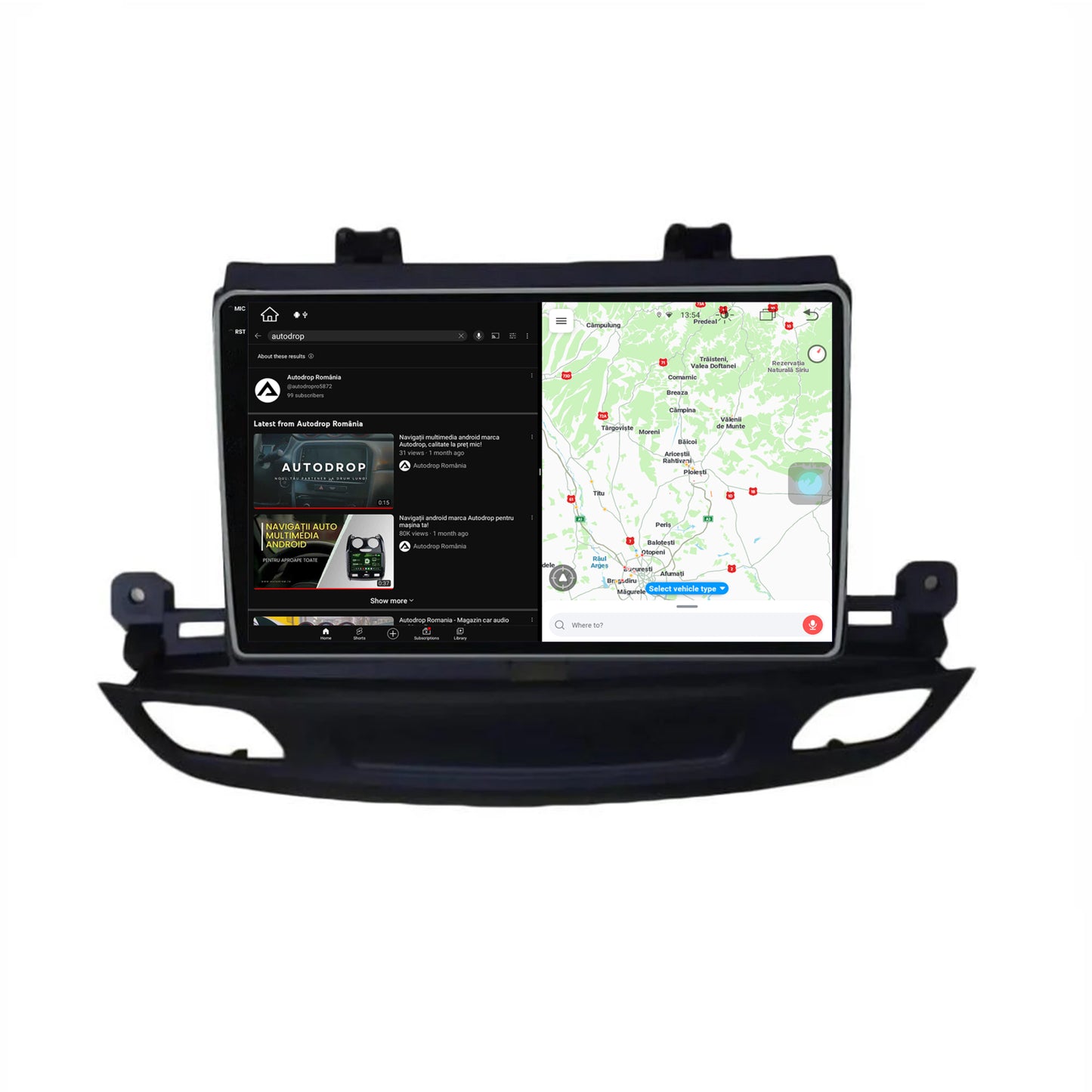 Navigatie Opel Insignia B (2017+), Android, X-Octacore / 8GB RAM + 256GB ROM, 9.5 Inch - AD-BGX9008+AD-BGRKIT252