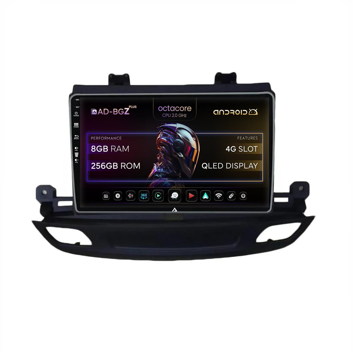 Navigatie Opel Insignia B (2017+), Android, Z-Octacore / 8GB RAM + 256GB ROM, 9 Inch - AD-BGZ9008+AD-BGRKIT252