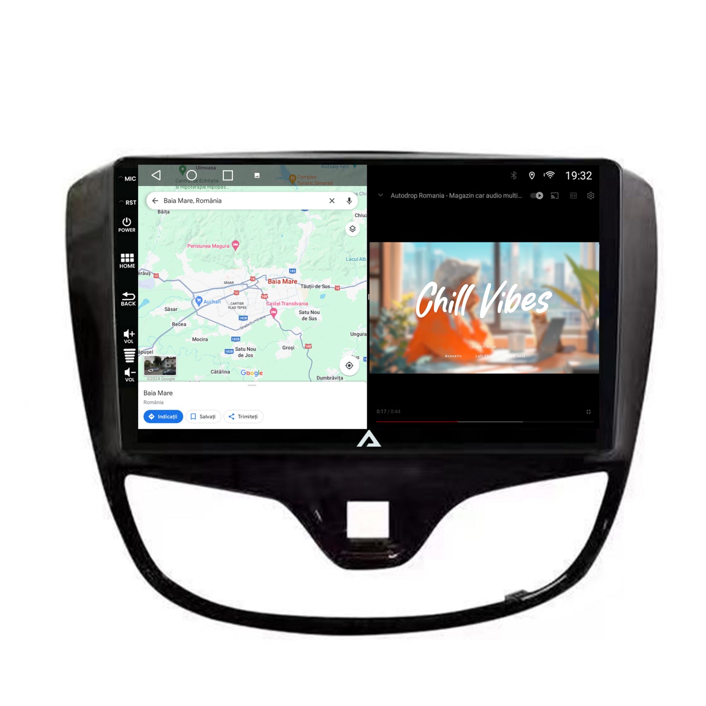 Navigatie Opel Karl (2015-2019), Android, A-Octacore / 4GB RAM + 64GB ROM, 9 Inch - AD-BGA9004+AD-BGRKIT385