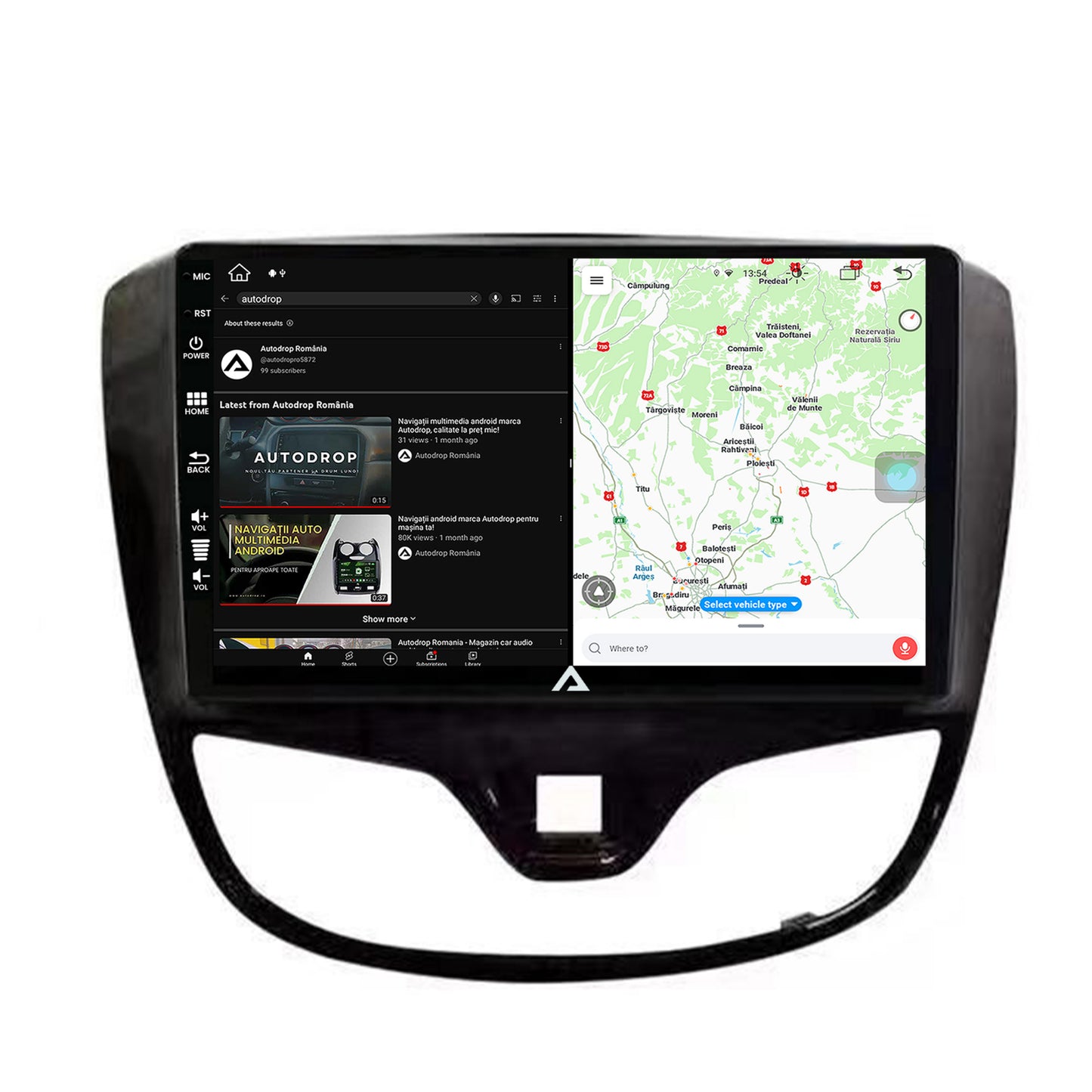 Navigatie Opel Karl (2015-2019), Android, Z-Octacore / 8GB RAM + 256GB ROM, 9 Inch - AD-BGZ9008+AD-BGRKIT385